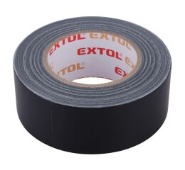 EXTOL páska lepicí textilní/univerzální, 50mm x 50m tl.0,18mm, černá (8856313)