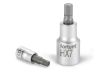 FORTUM hlavice zástrčná imbus, 1/2', HX12, L 55mm, CrV/S2, FORTUM (4700612)
