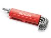 FORTUM L-klíče TORX vrtané, 9ks, T10-15-20-25-27-30-40-45-50, 61CrV5, FORTUM (4710200)