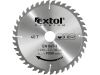 EXTOL kotouč pilový s SK plátky, 125x1,3x22,2mm, 40T, šířka SK plátků 2,8mm, EXTOL PREMIUM (8803207)