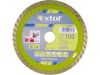 EXTOL kotouč diamantový řezný turbo, 150x22,2mm, suché i mokré řezání, EXTOL CRAFT (108853)