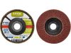 EXTOL kotouč lamelový šikmý korundový, P60, 125mm, vnitřní průměr 22,2mm pro uchycení v úhlové brusce, EXTOL CRAFT (260026)