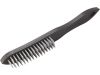 EXTOL kartáč ocelový, 5řadý, plast. rukojeť, 290mm, ocel drát S 0,22mm, 5x15řad, PP rukojeť, PP,ocel, EXTOL CRAFT (1855)