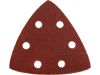 EXTOL papíry brusné delta - mix zrnitostí, bal. 20ks, 93mm, P180-P400, 6 otvorů, mix zrnitostí: 5ks-P180, 5ks-P240, 5ks-P320, 5k