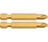 FORTUM-KITO hrot křížový sada 2ks, PZ 1x50mm, S2-Titan. úprava, FORTUM-KITO, hrot křížový sada 2ks, PZ 1x50mm, S2-Titan. úprava,