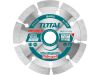 TOTAL Kotouč diamantový řezný, segmenový, suché i mokré řezání, 230x22,2mm (TAC2112303)