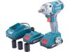 TOTAL utahovák rázový AKU 1/2", brushless, 20V Li-ion (2x), 2000mAh, industrial (TIWLI2001)