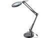 EXTOL lampa stolní s lupou, USB napájení, černá, 2400lm, 3 barvy světla, 5x zvětšení (43160)