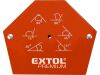 EXTOL magnet-úhelník svařovací, 30°-45°-60°-75°-90°-135°, nosnost do 22kg (8815194)