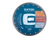 EXTOL kotouč diamantový řezný, turbo Thin Cut, suché i mokré řezání, O 250x25,4x2mm (8703047)