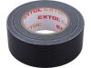 EXTOL páska lepicí textilní/univerzální, 50mm x 50m tl.0,18mm, černá (8856313)