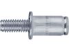 FORTUM šrouby nýtovací ocelové sada 25ks, M6x15mm (4770676)