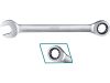 TOTAL Klíče ráčnové očkoploché, sada 6ks, 8-17mm, industrial (THT102RK566)