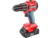 EXTOL vrtací šroubovák aku s příklepem SHARE20V, BRUSHLESS, bez baterie a nabíječky (8891807)
