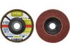 EXTOL kotouč lamelový šikmý korundový, P100, 115mm, vnitřní průměr 22,2mm pro uchycení v úhlové brusce, EXTOL CRAFT (260010)