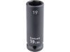 FORTUM hlavice nástrčná rázová 1/2", 19mm, L 78mm, CrMoV (4703219)