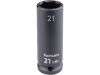 FORTUM hlavice nástrčná rázová 1/2", 21mm, L 78mm, CrMoV (4703221)
