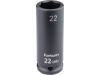 FORTUM hlavice nástrčná rázová 1/2", 22mm, L 78mm, CrMoV (4703222)