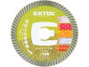 EXTOL CRAFT kotouč diamantový řezný, turbo - suché i mokré řezání, O 125x22,2x2mm (903052)