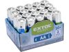 EXTOL baterie zink-chloridové, 20ks, 1,5V AA (R6) (42003)