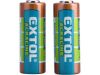 EXTOL baterie alkalické, 2ks, 12V (23A) (42017)