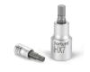 FORTUM hlavice zástrčná imbus, 1/4', HX4, L 38mm, CrV/S2, FORTUM (4701604)