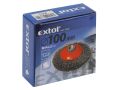 EXTOL kartáč miskový, O 100mm, vlnitý drát S 0,3mm, M14x2mm, EXTOL CRAFT (17006)