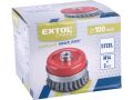 EXTOL kartáč hrnkový copánkový, O 100mm, vlnitý drát S 0,5mm, M14x2mm, EXTOL CRAFT (17010)