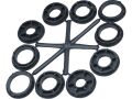 EXTOL kartáč okružní, O 150mm, vlnitý drát S 0,3mm, otvor 32mm, tl. 25mm, adaptéry: 1/2