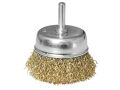 EXTOL kartáč hrnkový, O 63mm, vlnitý drát S 0,3mm, stopka 6mm, EXTOL CRAFT (17057)