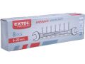 EXTOL klíče otevřené/otevřené, sada 8ks, 6-22mm, CrV, EXTOL CRAFT (6119)