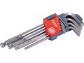 EXTOL imbus klíče, sada 9ks, 1,5-2-2,5-3-4-5-6-8-10mm, CrV, EXTOL PREMIUM (6609)