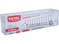 EXTOL klíče otevřené/očkové, sada 13ks, 6-22mm, CrV, EXTOL CRAFT (6733)