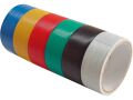 EXTOL pásky izolační PVC, sada 6ks, 19mmx0,13mmx3m (9550)