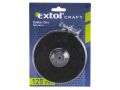 EXTOL nosič brusných výseků do vrtačky-suchý zip, O 125mm, stopka 8mm (108400)