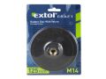 EXTOL nosič brusných výseků-M14, suchý zip, O 125mm (108500)