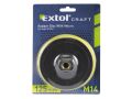 EXTOL nosič brusných výseků-M14, suchý zip, O 125mm (108525)