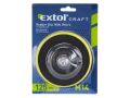 EXTOL nosič brusných výseků-M14, suchý zip s redukcí úchytu do vrtačky, O 125mm, stopka redukce 8mm (108530)