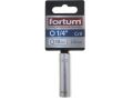 FORTUM hlavice nástrčná prodloužená, 1/4', 10mm, L 50mm, 61CrV5, FORTUM (4701523)
