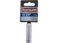 FORTUM hlavice nástrčná prodloužená, 1/4', 11mm, L 50mm, 61CrV5, FORTUM (4701524)