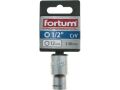 FORTUM hlavice nástrčná, 1/2', 12,0mm, L 38mm, 61CrV5, FORTUM (4700412)