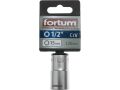 FORTUM hlavice nástrčná, 1/2', 15,0mm, L 38mm, 61CrV5, FORTUM (4700415)
