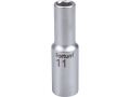 FORTUM hlavice nástrčná prodloužená, 1/2', 11mm, L 77mm, 61CrV5, FORTUM (4700511)