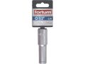 FORTUM hlavice nástrčná prodloužená, 1/2', 12mm, L 77mm, 61CrV5, FORTUM (4700512)