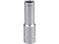 FORTUM hlavice nástrčná prodloužená, 1/2', 12mm, L 77mm, 61CrV5, FORTUM (4700512)
