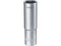 FORTUM hlavice nástrčná prodloužená, 1/2', 17mm, L 77mm, 61CrV5, FORTUM (4700517)
