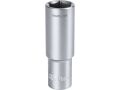 FORTUM hlavice nástrčná prodloužená, 1/2', 18mm, L 77mm, 61CrV5, FORTUM (4700518)