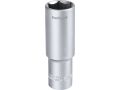 FORTUM hlavice nástrčná prodloužená, 1/2', 19mm, L 77mm, 61CrV5, FORTUM (4700519)