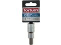 FORTUM hlavice zástrčná imbus, 1/2', HX10, L 55mm, CrV/S2, FORTUM (4700610)