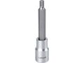 FORTUM hlavice zástrčná prodloužená imbus, 1/2', HX6, L 100mm, CrV/S2, FORTUM (4700626)